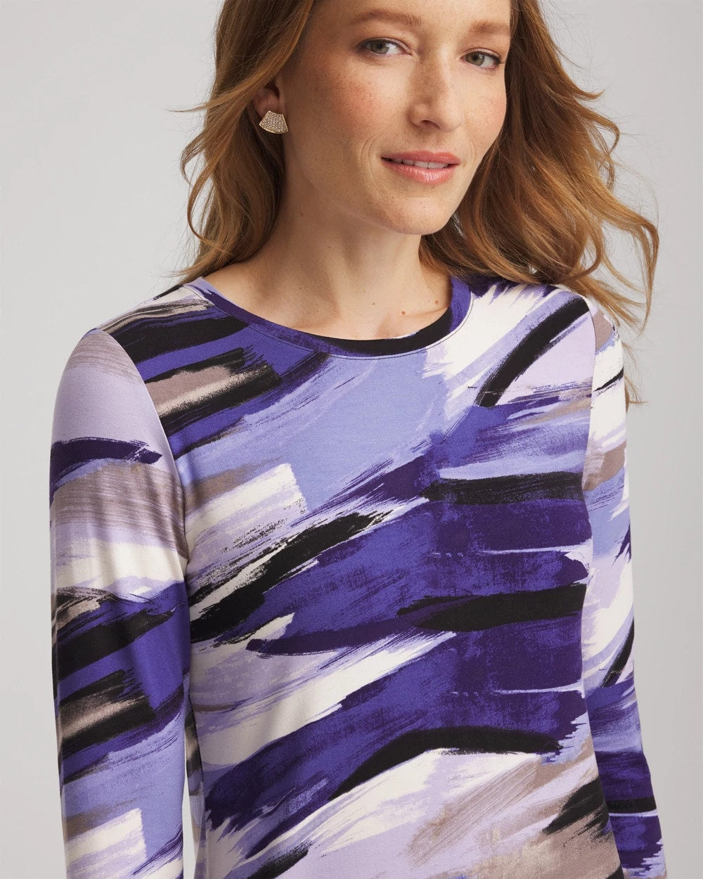 Chico's Women | Touch of Cool™ Crewneck Layering Tee BLACK