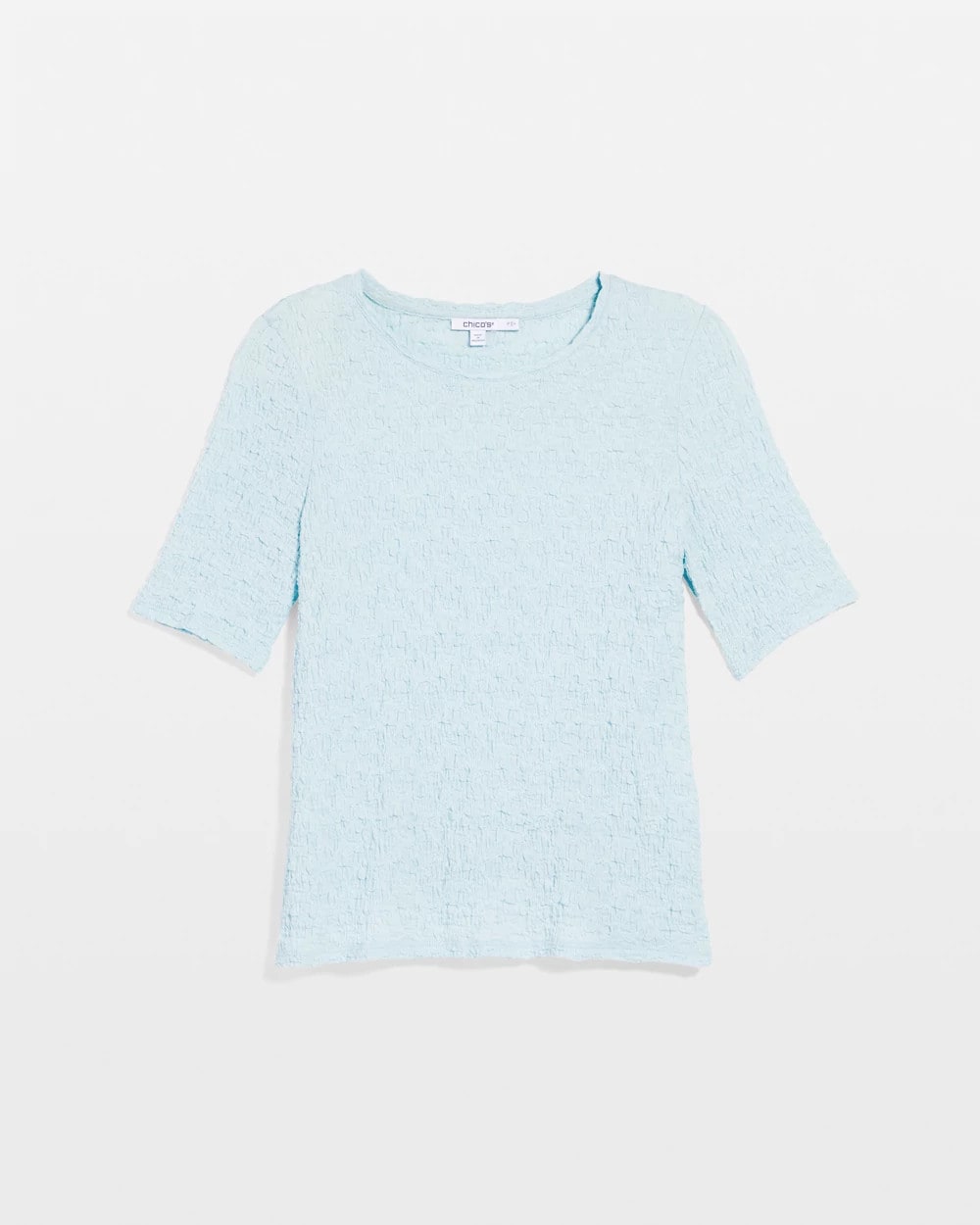 Chico's Women | Textured Short-Sleeve Tee BLUE MENTHE