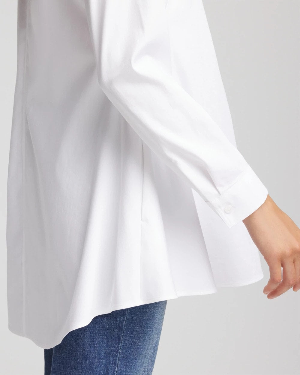 Chico's Women | No Iron™ Pocketed Tunic OPTIC WHITE