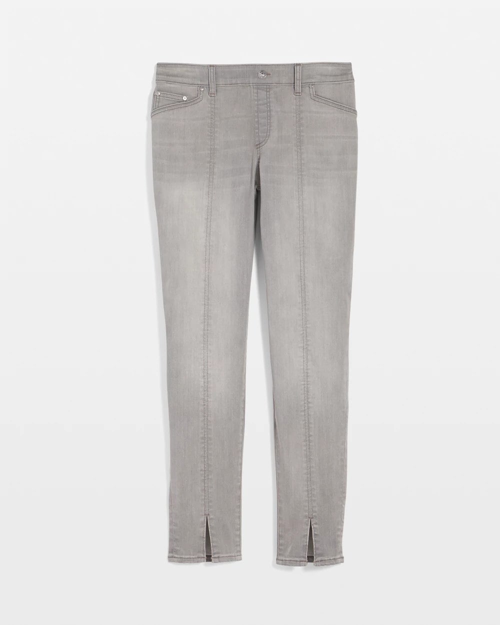 Chico's Women | Silver Pull-On Slim Ankle Jeggings SILVER BIRCH WASH