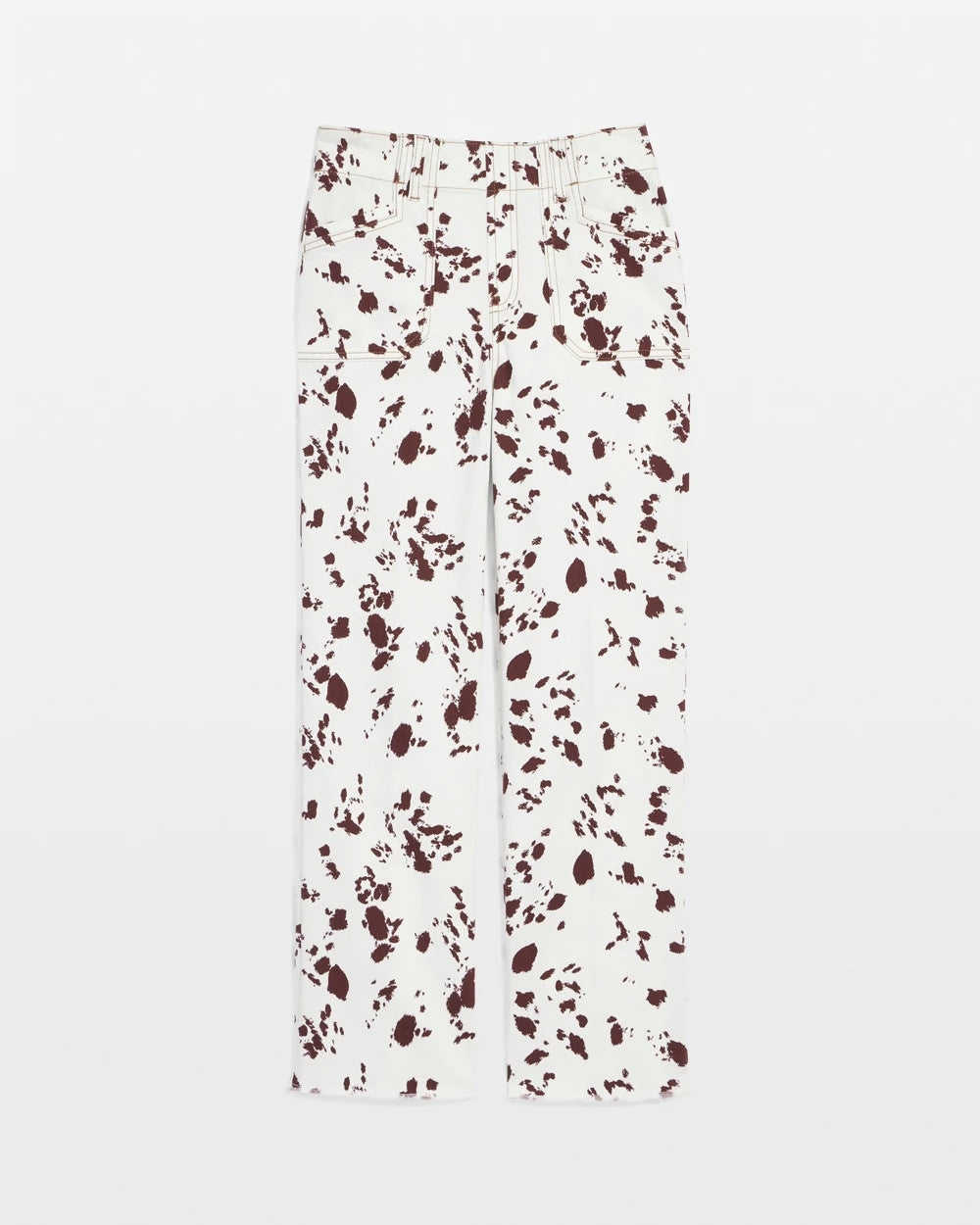 Chico's Women | Pampas Pony Pull on Wide Crop ECRU