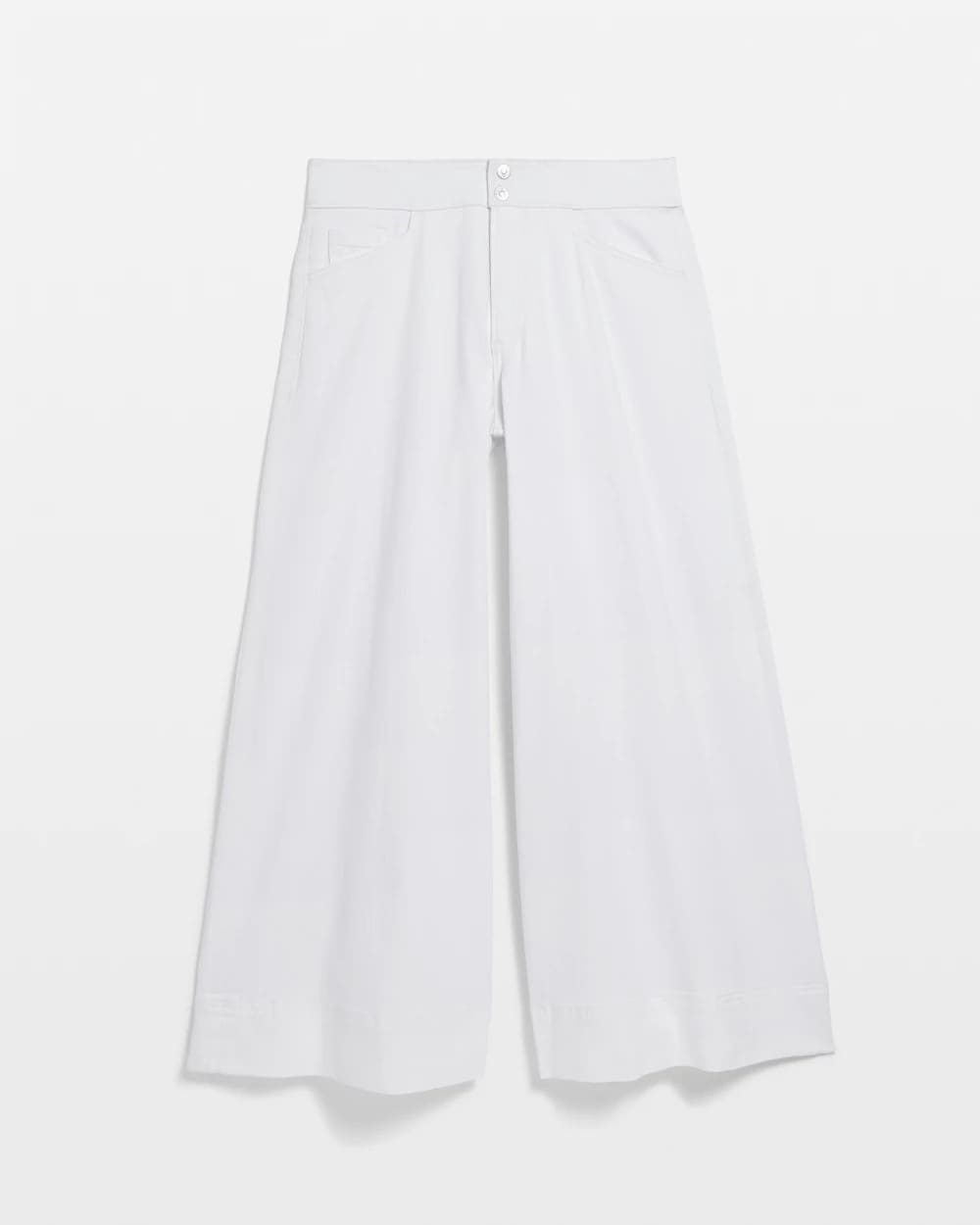 Chico's Women | Denim Trouser Culottes ALABASTER