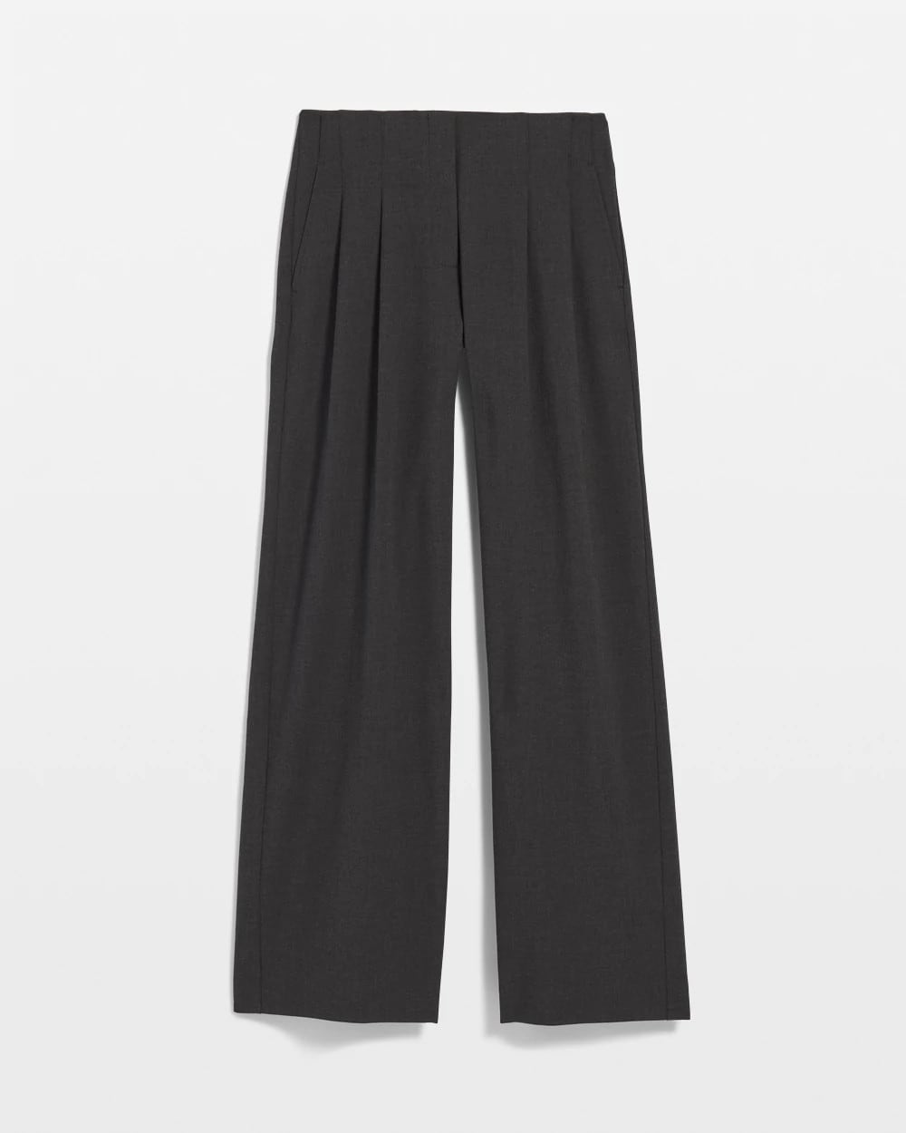 Chico's Women | Pleated Trouser Pants GRAY