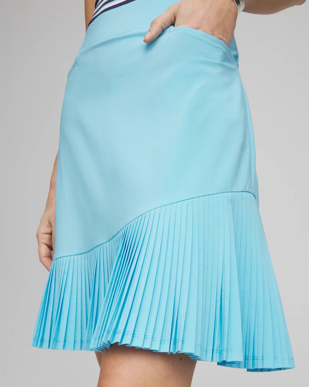 Chico's Women | Zenergy® UPF Pleated Skort PARADISO BLUE