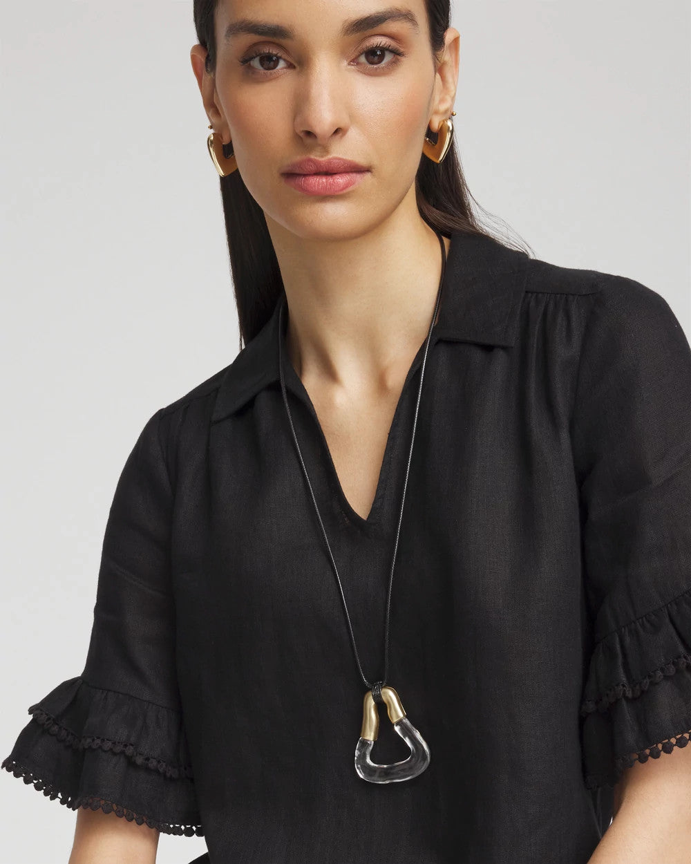 Chico's Women | Adjustable Lucite Pendant Necklace LUCITE
