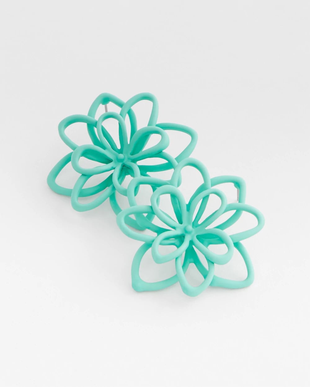Chico's Women | No Droop™ Teal Flower Stud Earrings TEAL