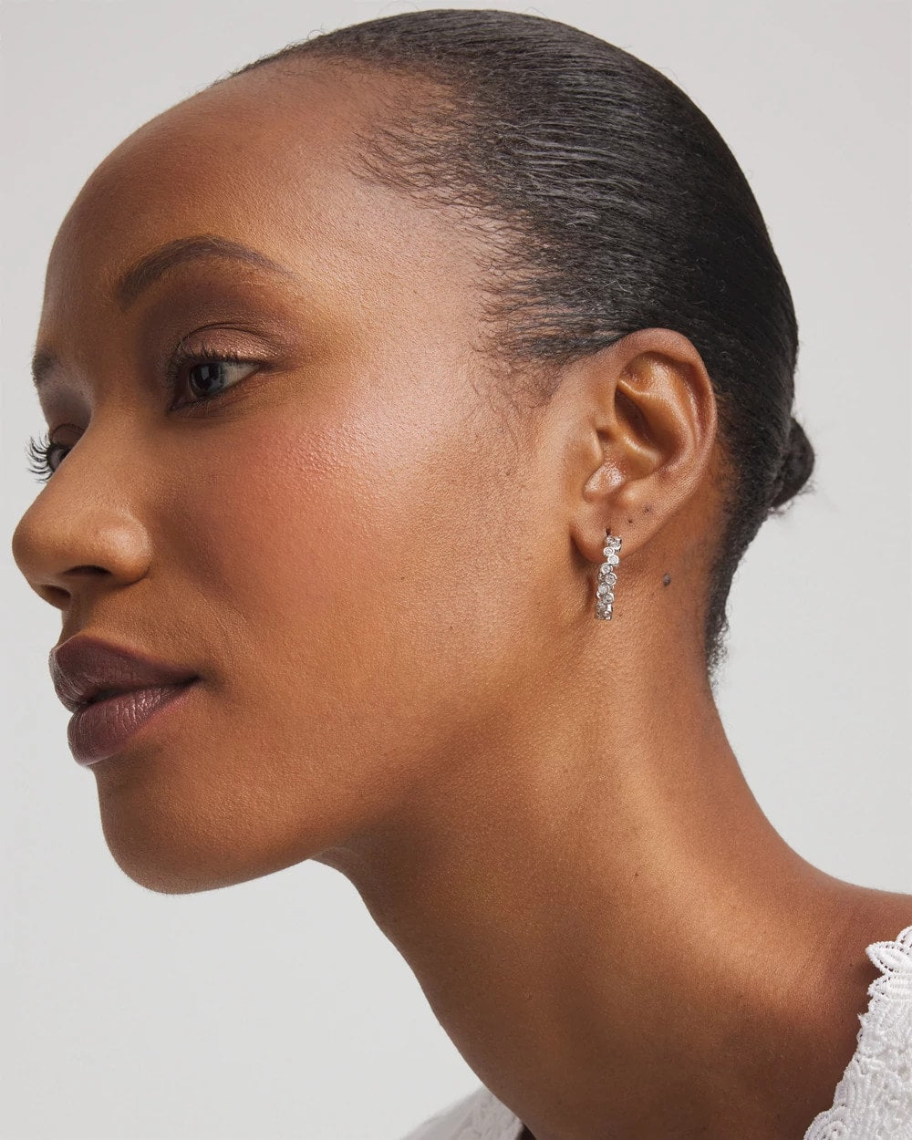 Chico's Women | No Droop® Silvertone Hoop Earrings SILVER