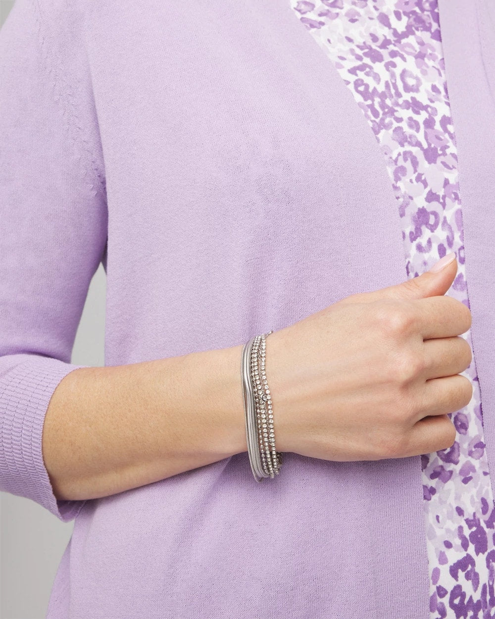 Chico's Women | Silvertone Multistrand Bracelet