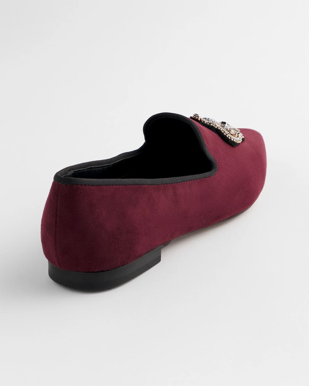 Chico's Women | Grace Queen Bee Slip-On Loafers BLACKENED BURGUNDY