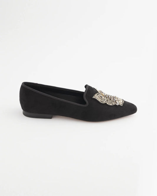 Chico's Women | Black Microsuede Loafers BLACK