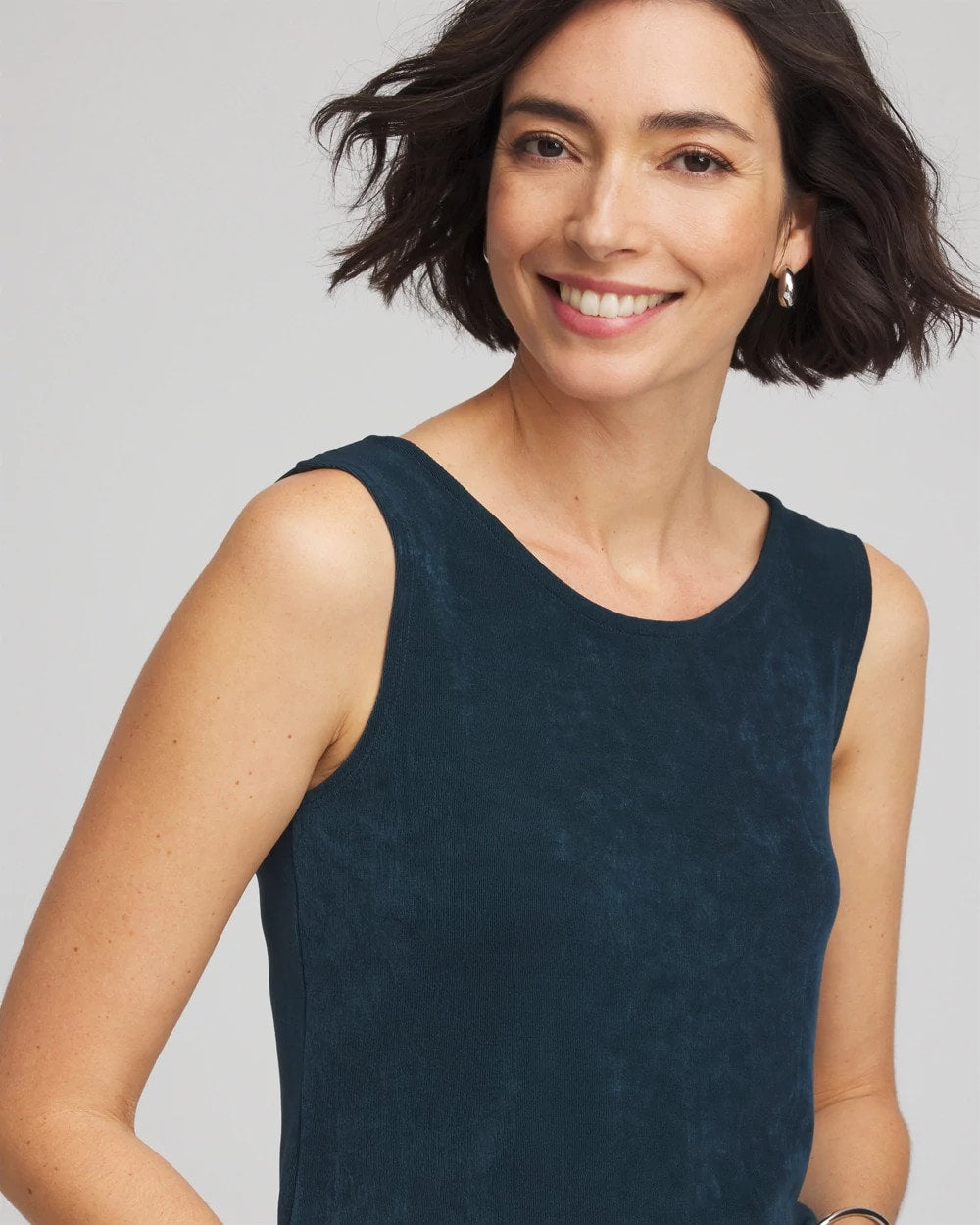 Chico's Women | Travelers™ Convertible Tank TEAL SHADOW