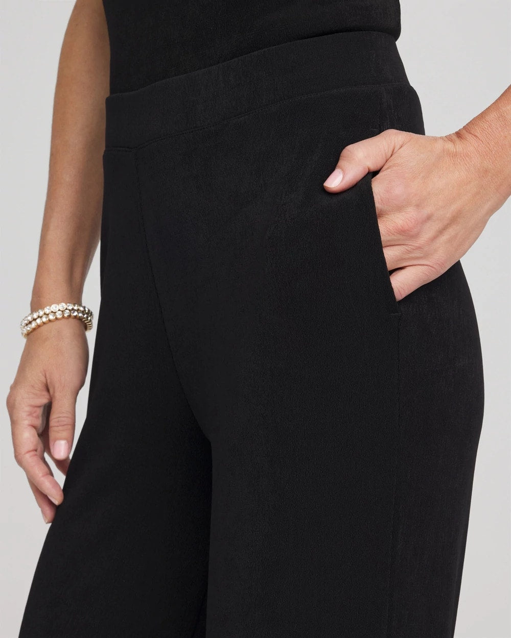 Chico's Women | Travelers™ Wide-Leg Pocket Pants TRAVELERS BLACK