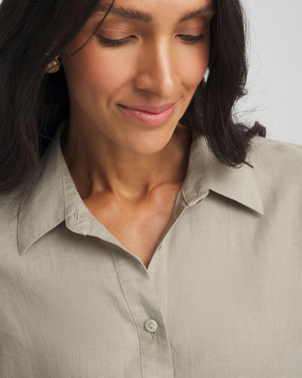 Chico's Women | No Iron™ Linen Shirt WASHED SAGE