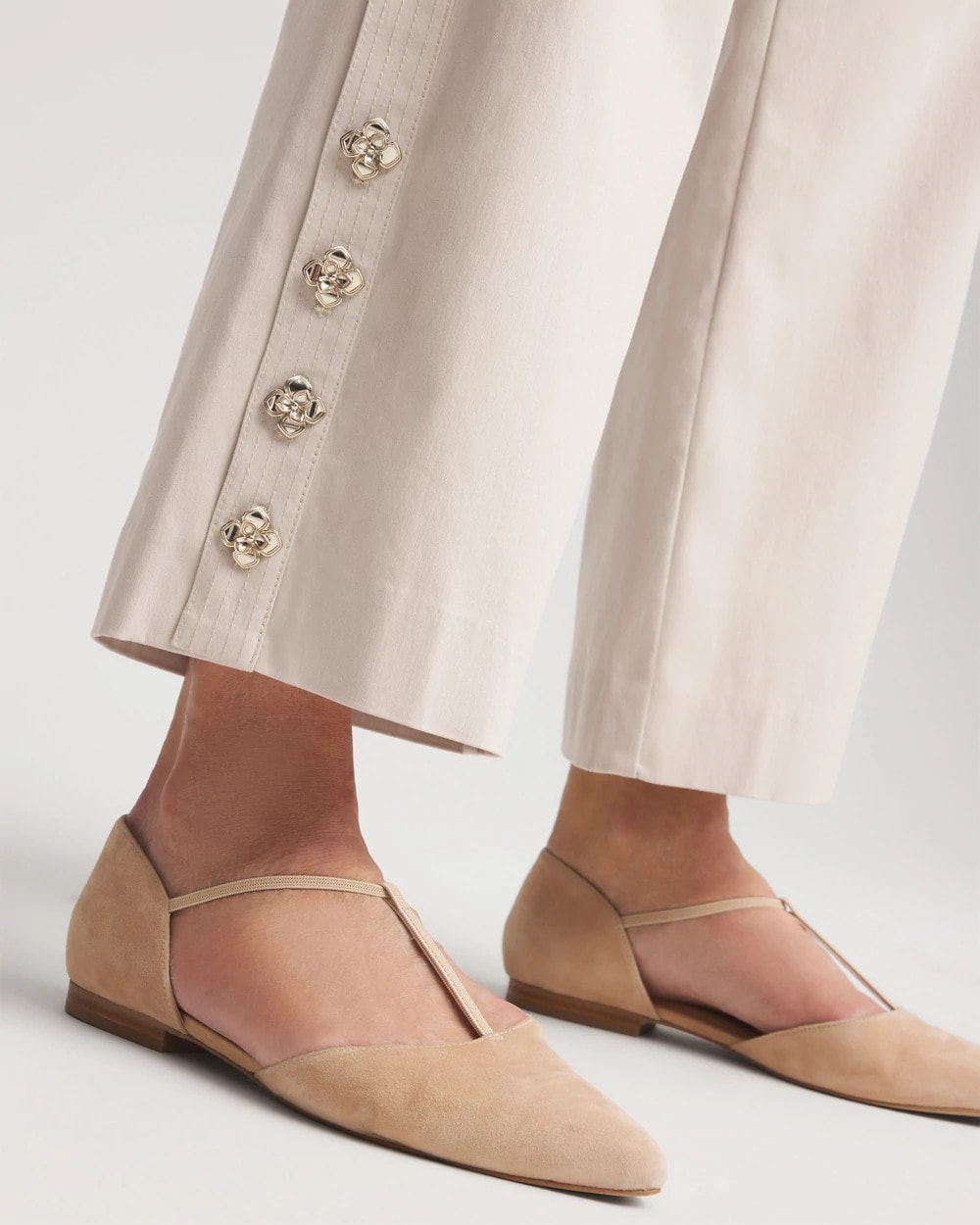 Chico's Women | Brigitte™ Cropped Wide-Leg Pants SMOKEY TAUPE