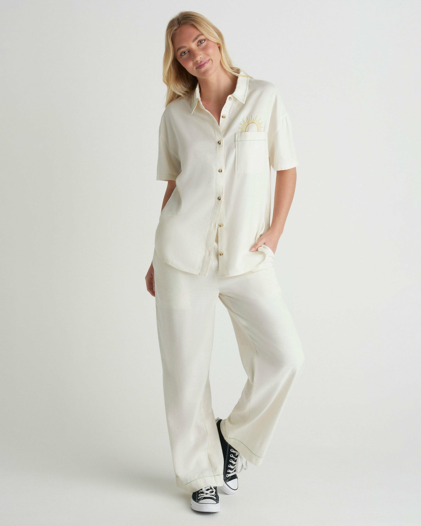 Goldie Boyfriend Short Sleeve