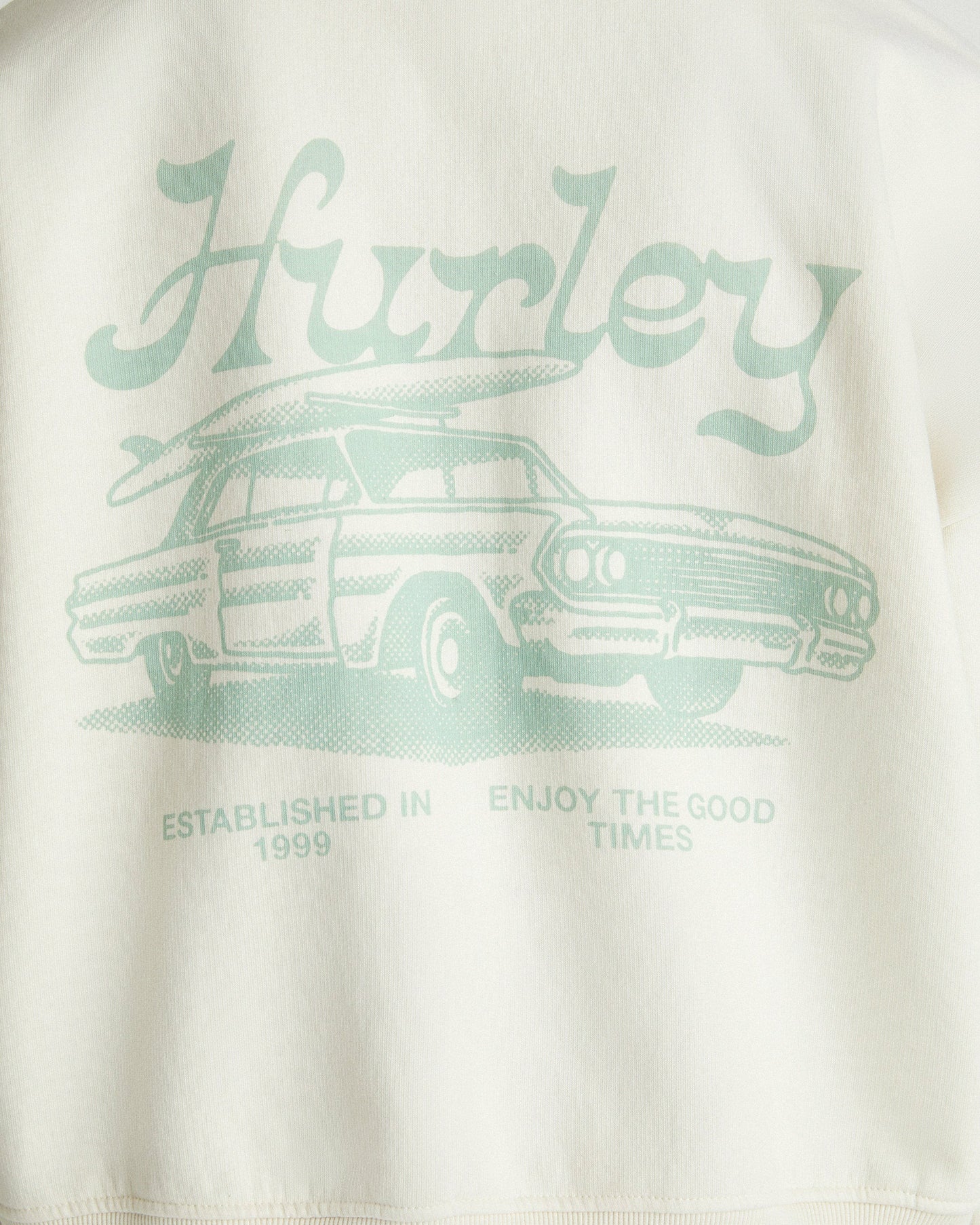 Enjoy The Good Crop Zip Hoodie