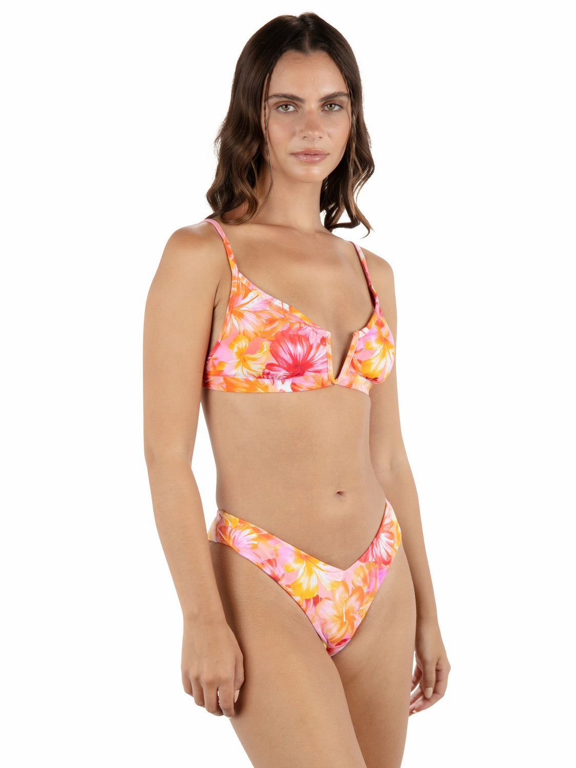 Tropic Dreams V Wire Bralette Bikini Top
