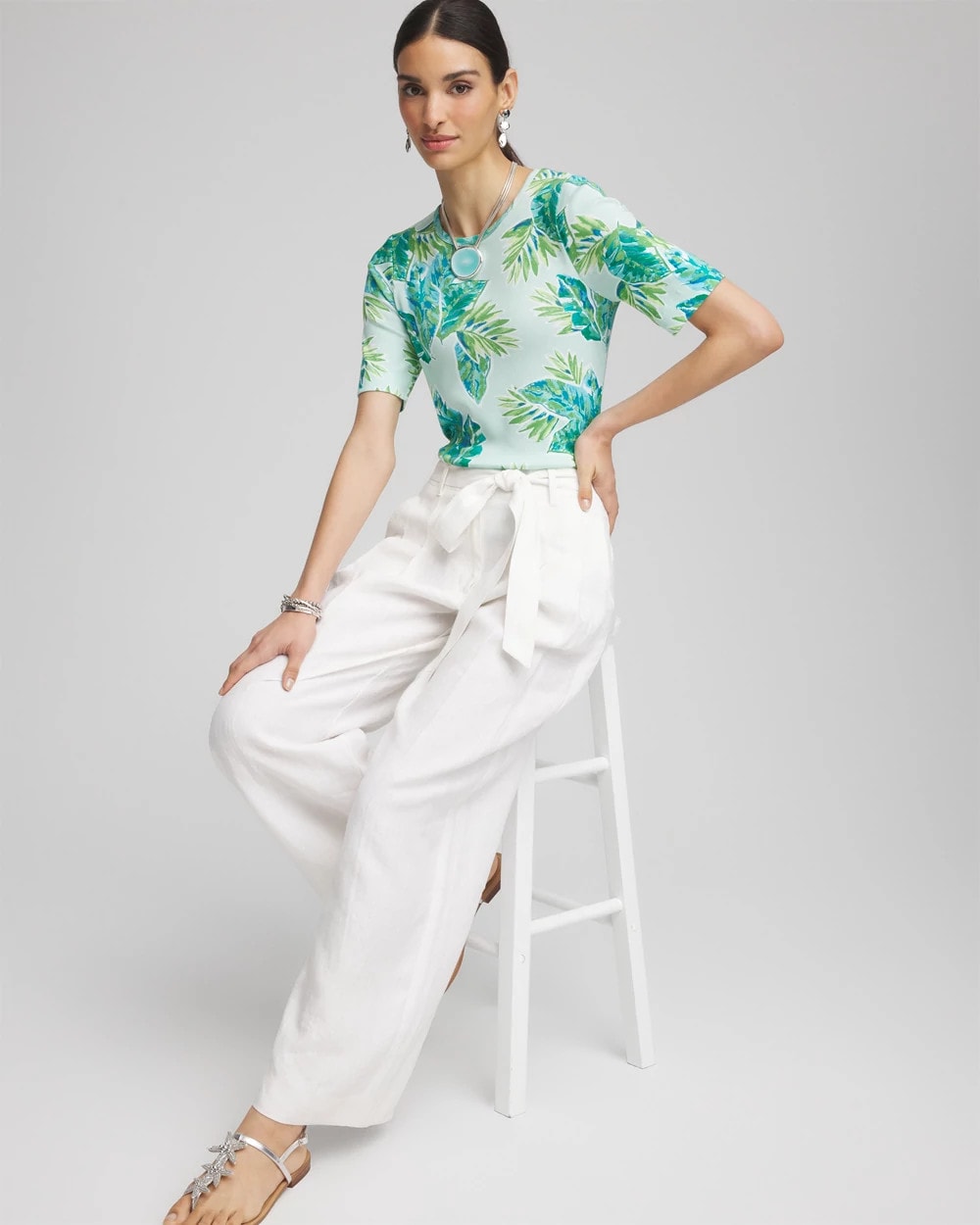 Chico's Women | Pima Short Sleeve Everyday Tee TEAL WATERS