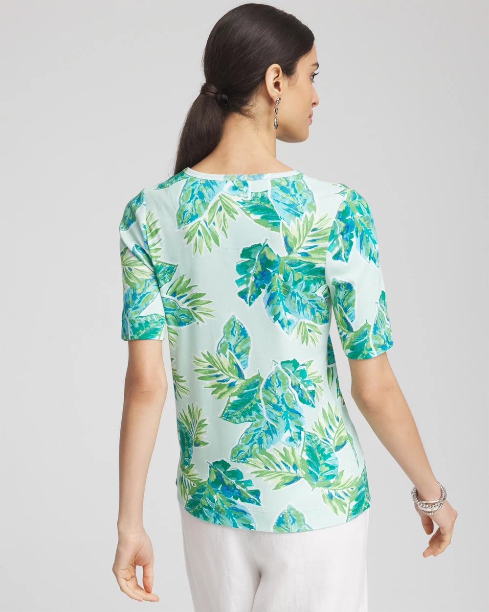 Chico's Women | Pima Short Sleeve Everyday Tee TEAL WATERS