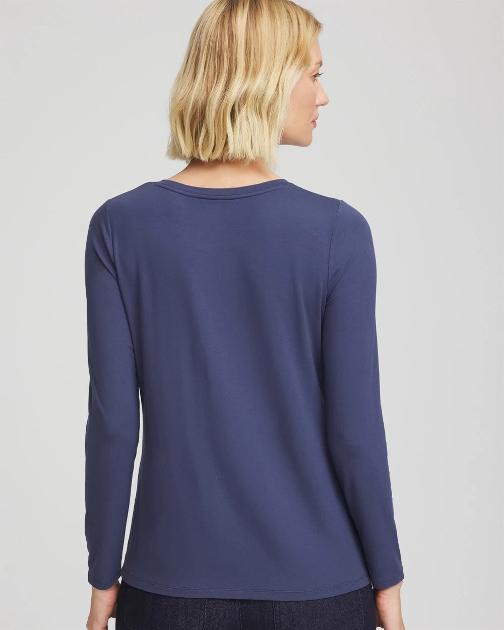 Chico's Women | Touch of Cool™ Layering Tee INDIGO SKY