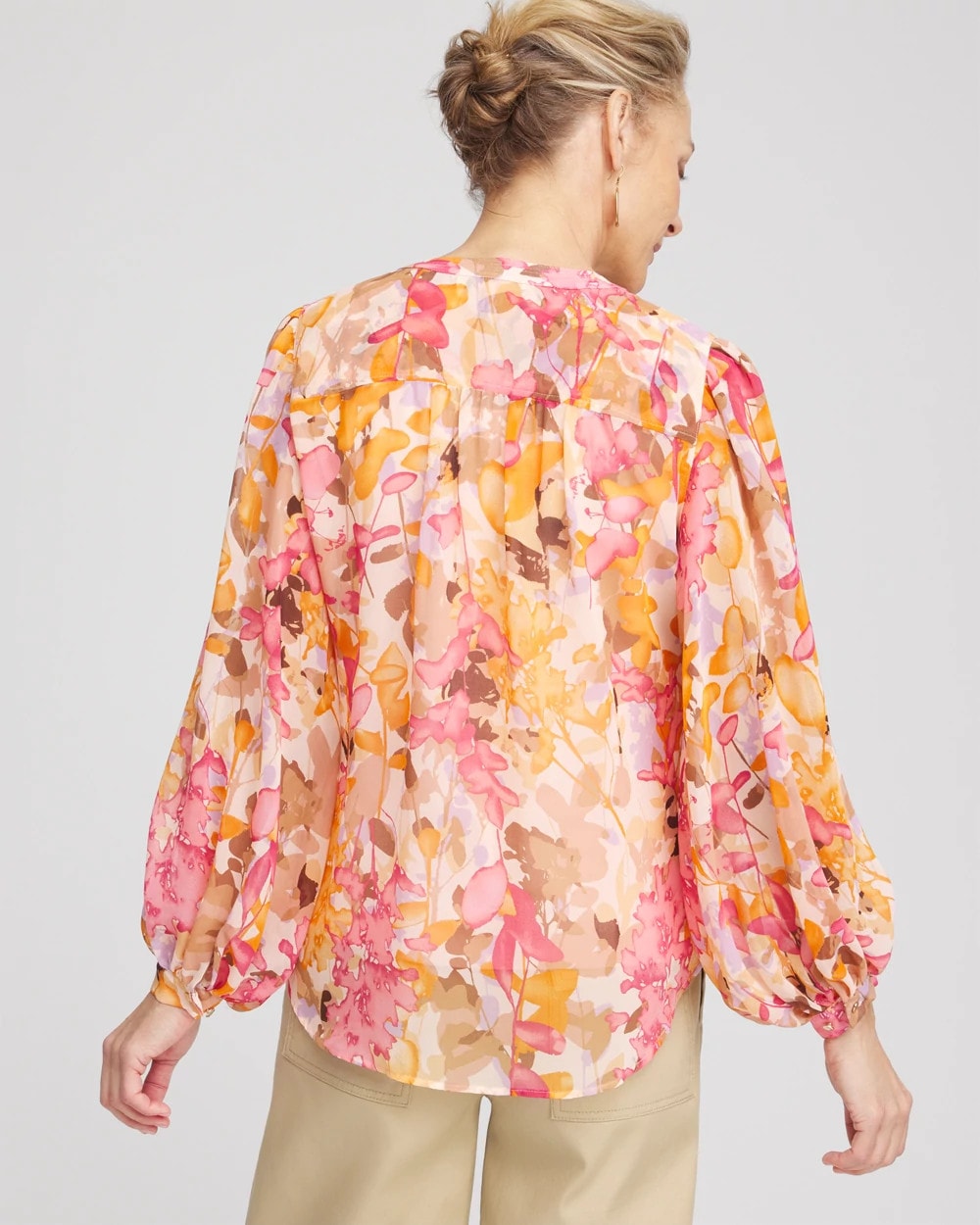 Chico's Women | Split-Neck Blouse SUNSET DUNES