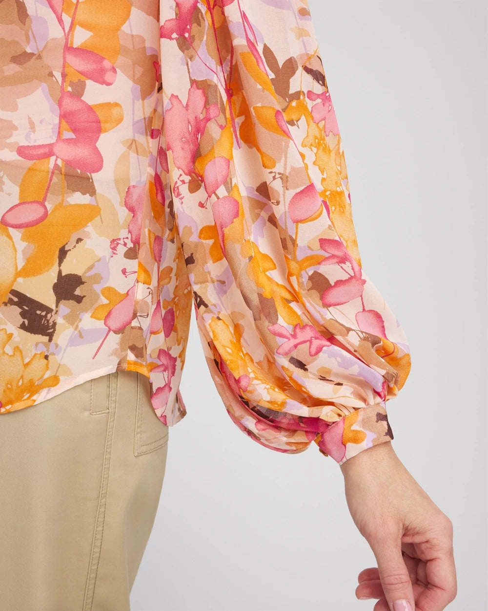 Chico's Women | Split-Neck Blouse SUNSET DUNES