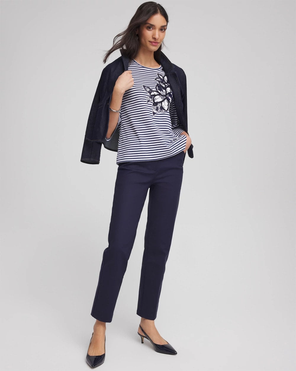 Chico's Women | Emme Slim Ankle Pants PASSPORT BLUE