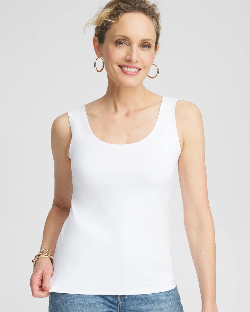Chico's Women | Microfiber Tank OPTIC WHITE