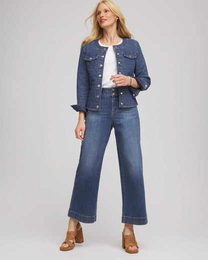 Chico's Women | Quilted Denim Jacket WILMA INDIGO