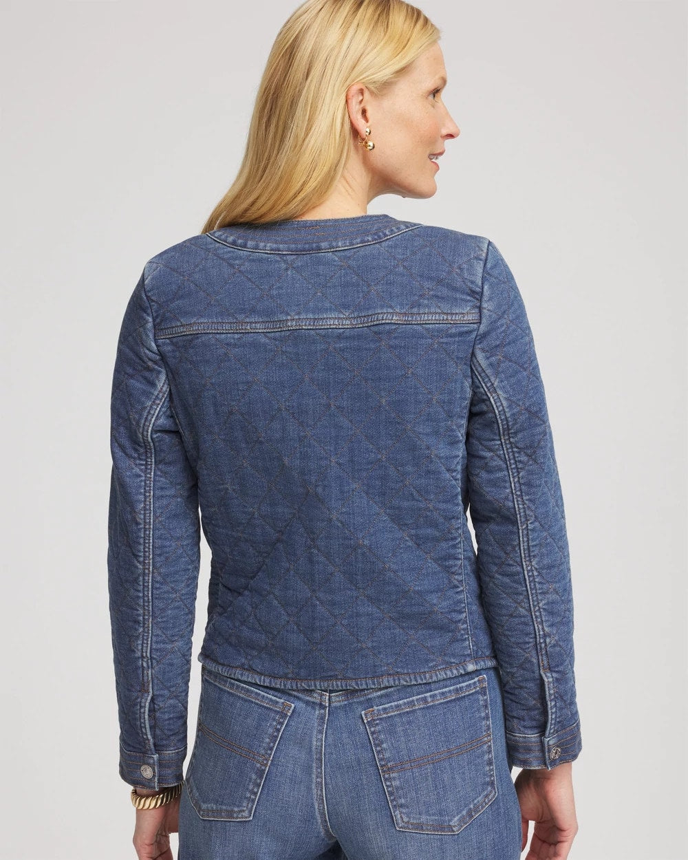 Chico's Women | Quilted Denim Jacket WILMA INDIGO