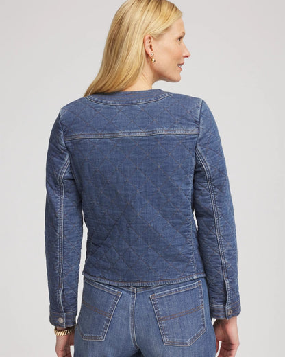Chico's Women | Quilted Denim Jacket WILMA INDIGO