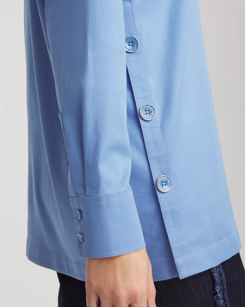 Chico's Women | No Iron™ Stretch Tunic TIDAL BLUE