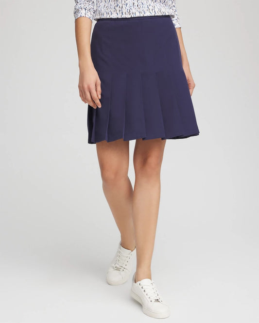 Chico's Women | Zenergy® UPF Pleated Skort PASSPORT BLUE