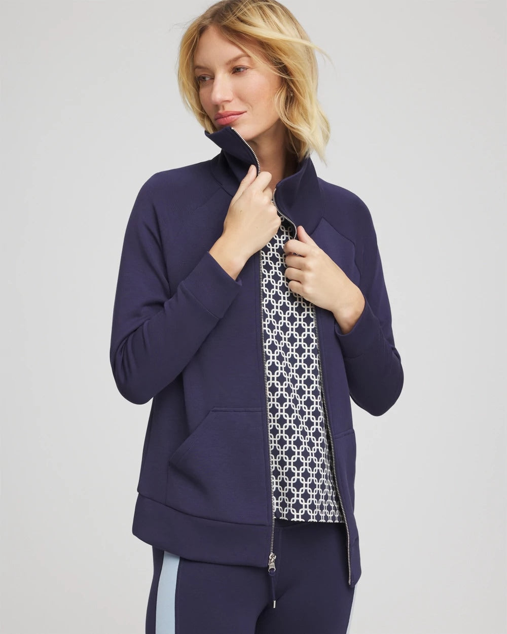 Chico's Women | Zenergy® Soft Long Jacket PASSPORT BLUE