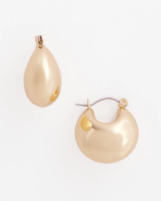 Chico's Women | No Droop® Gold-Tone Huggie Hoop Earrings GOLD