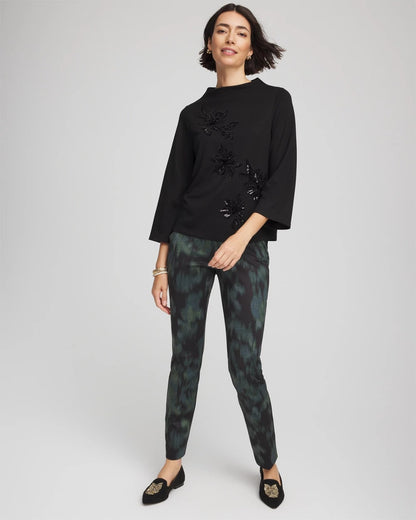 Chico's Women | Embellished Structured Top BLACK