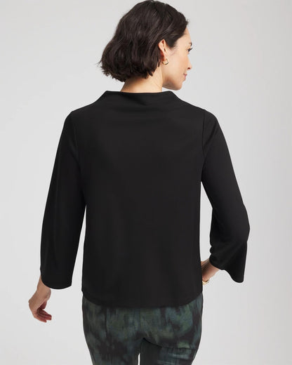 Chico's Women | Embellished Structured Top BLACK