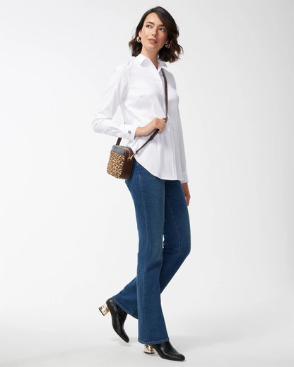 Chico's Women | No Iron™ Fitted Stretch Shirt OPTIC WHITE
