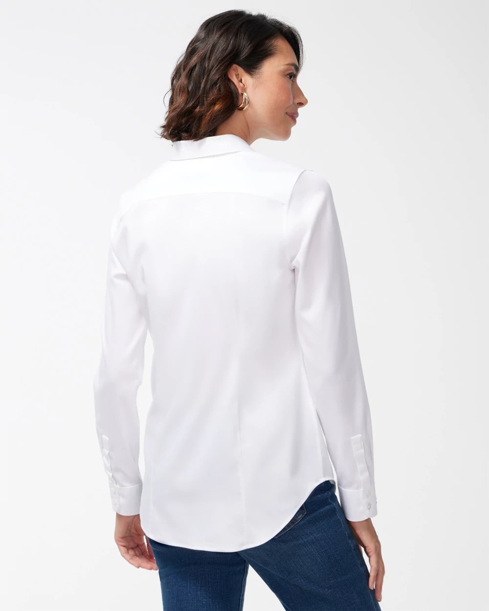 Chico's Women | No Iron™ Fitted Stretch Shirt OPTIC WHITE