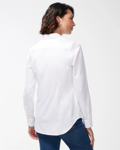 Chico's Women | No Iron™ Fitted Stretch Shirt OPTIC WHITE