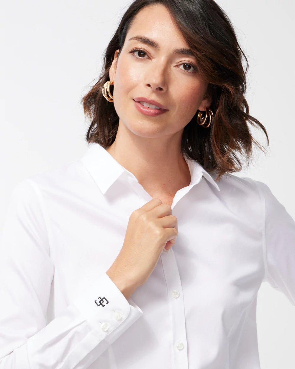 Chico's Women | No Iron™ Fitted Stretch Shirt OPTIC WHITE