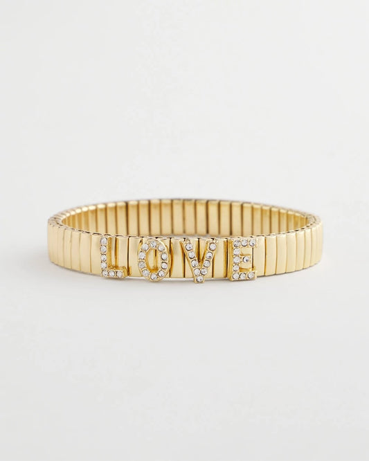 Chico's Women | Love Watch Band Bracelet GOLD