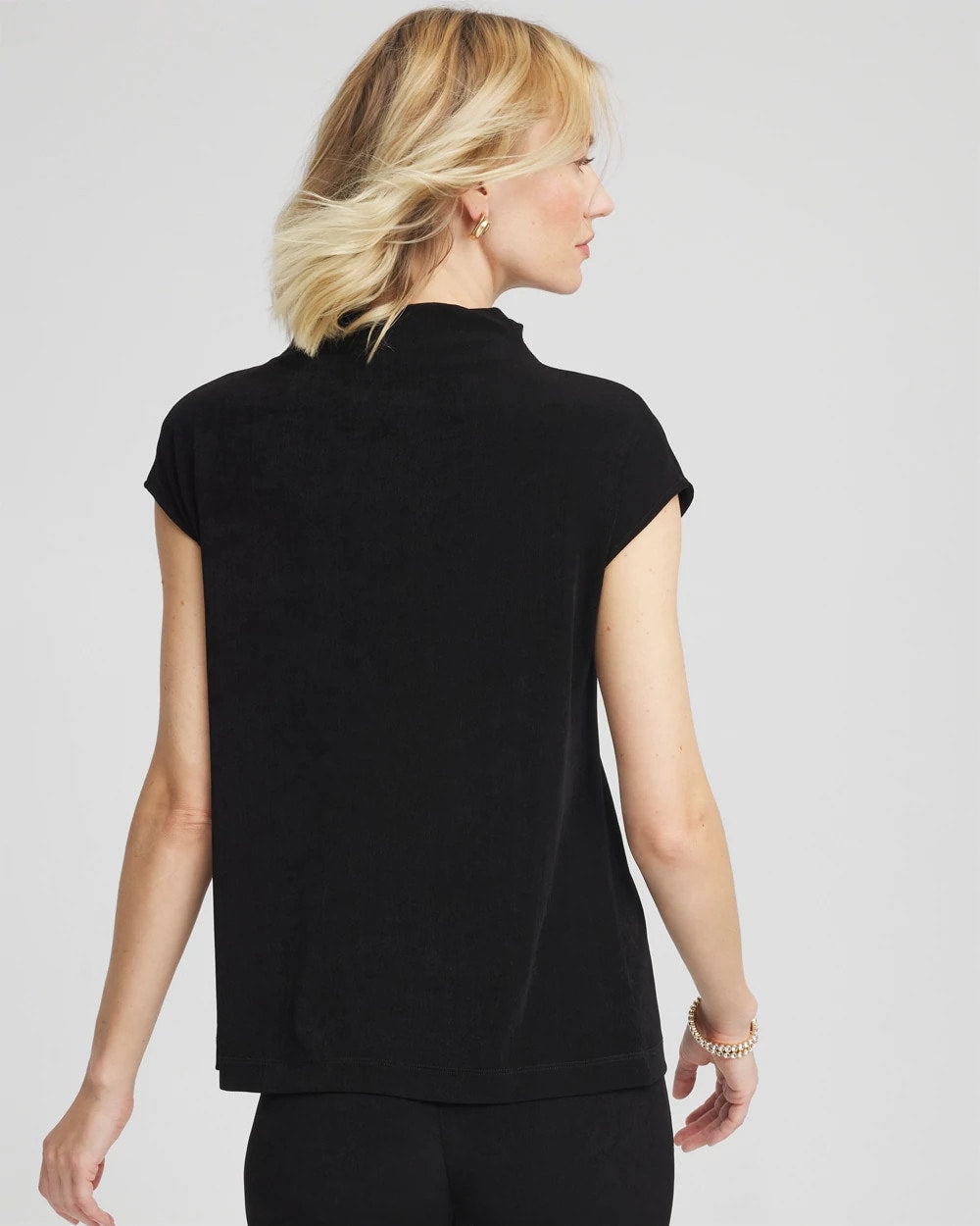 Chico's Women | Travelers™ Mockneck Top TRAVELERS BLACK