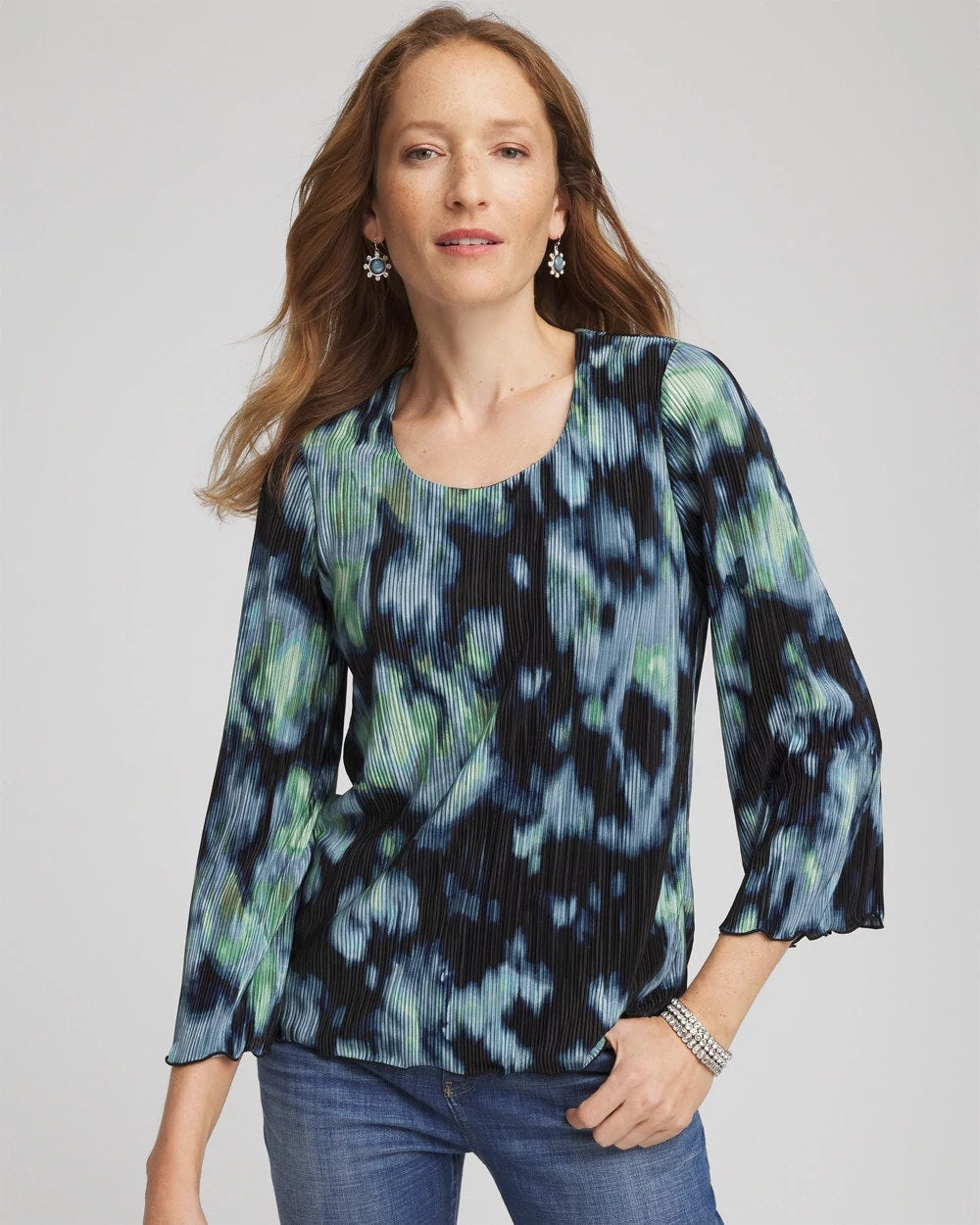 Chico's Women | Bodre Flare Sleeve Top BLACK