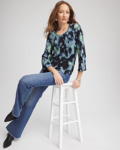 Chico's Women | Bodre Flare Sleeve Top BLACK