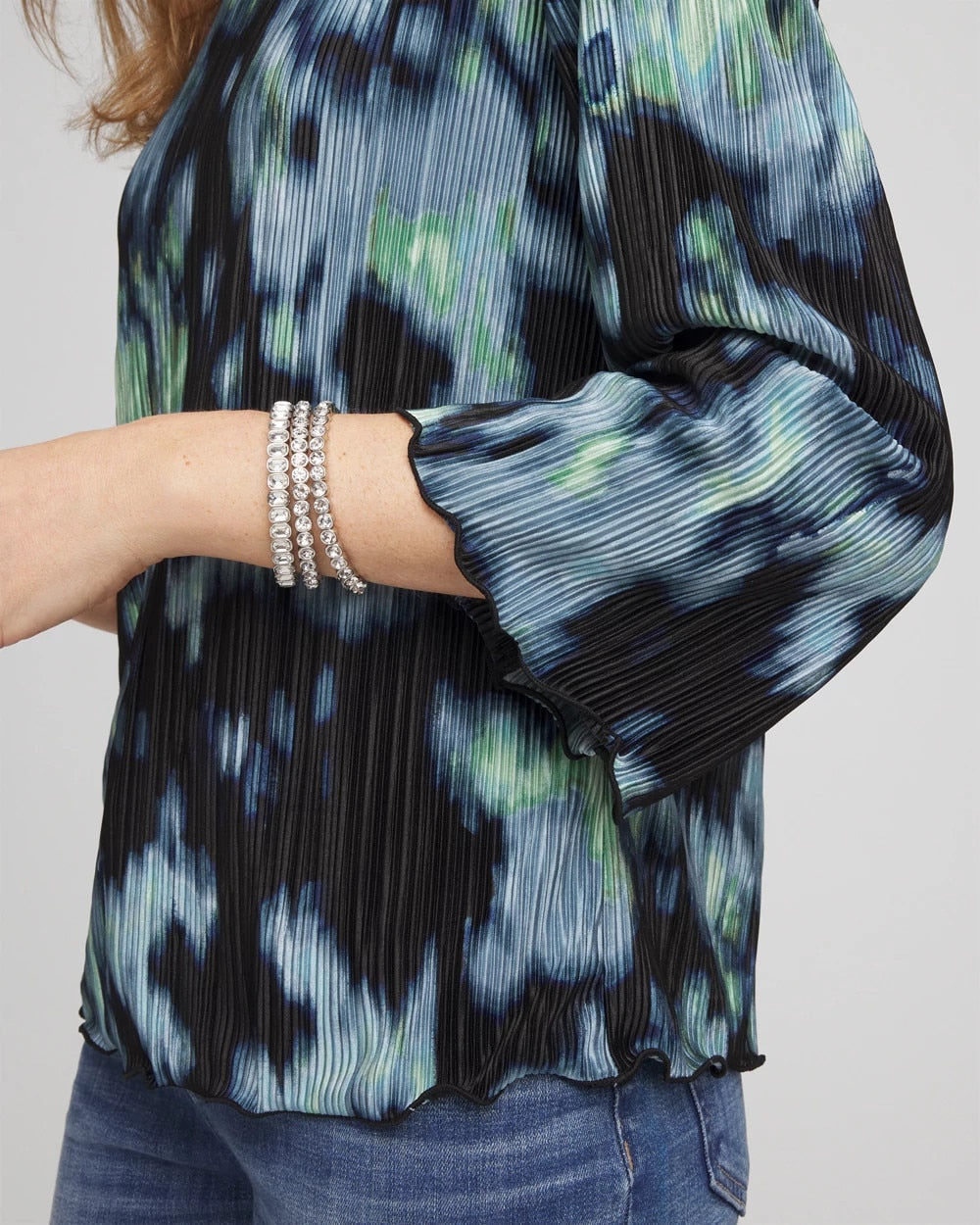 Chico's Women | Bodre Flare Sleeve Top BLACK
