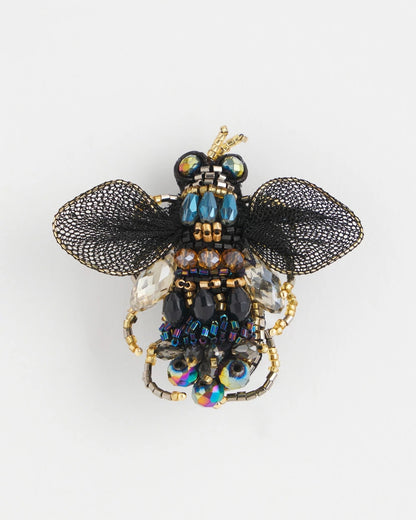 Chico's Women | Beaded Bee Brooch BLACK