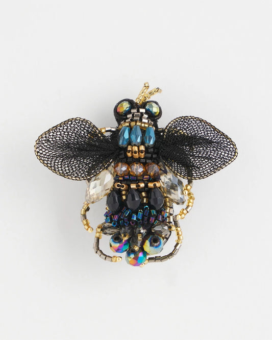 Chico's Women | Beaded Bee Brooch BLACK