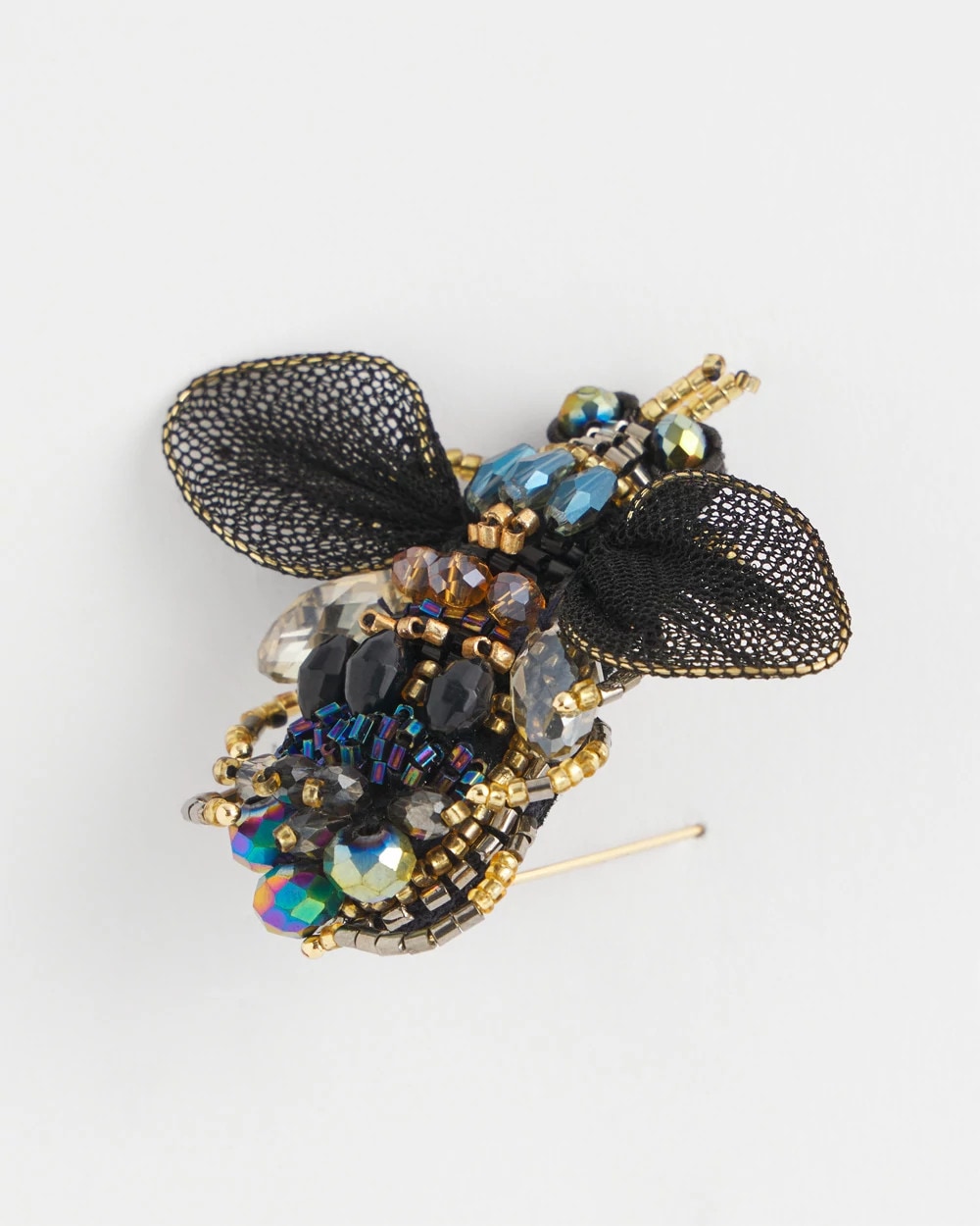 Chico's Women | Beaded Bee Brooch BLACK