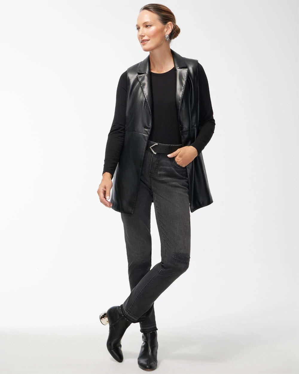 Chico's Women | Pima Layering Tee BLACK